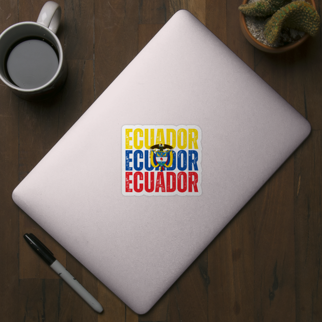 Ecuador flag, ecuadorian flag by eka123